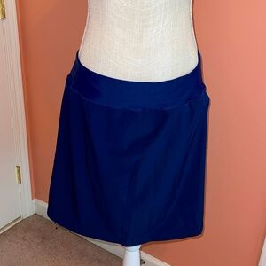 Women’s Landsend Plus-Sized Quick Dry Board Skort size 20W in Deep Sea Navy